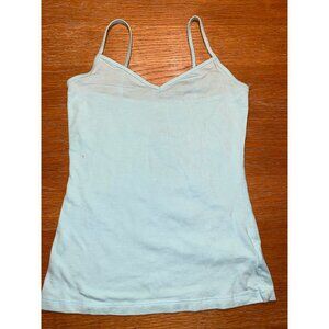 Light Blue Spaghetti Strap Womens Camisole Top